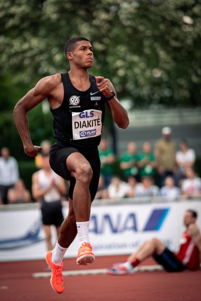 Malik Diakite (Hannover 96) beim Hochsprung am 07.05.2022 beim Stadtwerke Ratingen Mehrkampf-Meeting 2022 in Ratingen